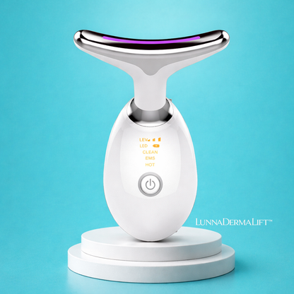 LunnaDermaLift™ – Reafirma tu cuello y redefine el contorno en minutos: efecto lifting visible desde casa